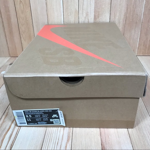 Nike SB Zoom Blazer Mid ISO Unbleached Skate Shoes - Picture 5 of 6